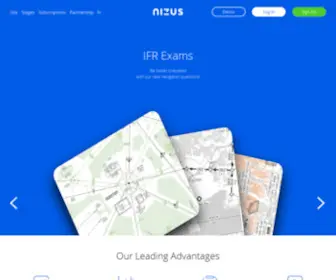 Nizus.com(Entraînement en ligne aux examens théoriques de pilotage) Screenshot