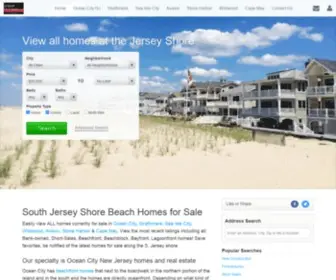 NJ-Beach-Homes.com(South Jersey Shore Homes for Sale) Screenshot