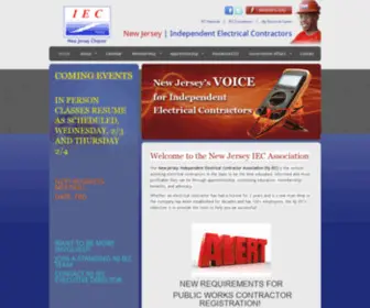 NJ-Iec.org(New Jersey Independent Electrical Contractors) Screenshot