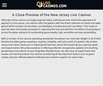 NJ-Livecasinos.com Screenshot