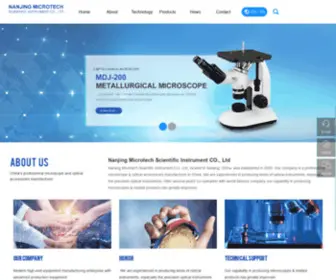 NJ-Microtech.com(Nanjing Microtech Scientific Instrument CO) Screenshot