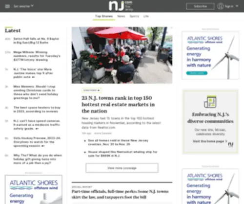 NJ.com(New Jersey Local News) Screenshot