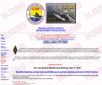 NJ2BB.org(Battleship New Jersey Amateur Radio Station) Screenshot