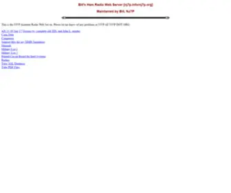 NJ7P.org(Bill's Ham Radio Web Server) Screenshot