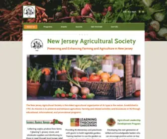 Njagsociety.org(New Jersey Agricultural Society) Screenshot