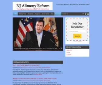 Njalimonyreform.org(NJ Alimony Reform) Screenshot