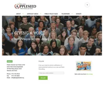 Njappleseed.org(Pro bono legal work and activism for people of NJ) Screenshot