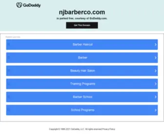 Njbarberco.com(The Barber Company) Screenshot