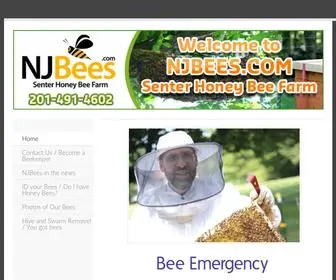 Njbees.com(NJ Bees.com /Senter Honey Bee Farms) Screenshot