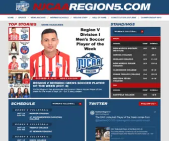 Njcaaregion5.com(NJCAA Region 5) Screenshot