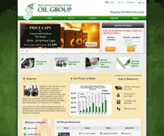 Njcaoilgroup.com(New Jersey Citizen Action Oil Group) Screenshot