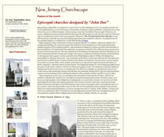 NJchurchscape.com(New Jersey Churchscape) Screenshot