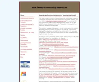 Njcommunityresources.info(New Jersey Community Resources) Screenshot