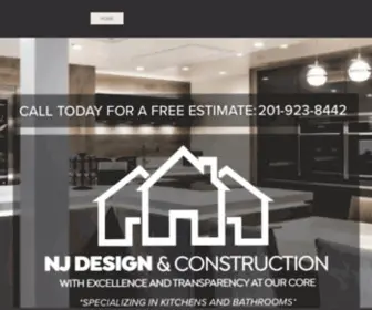 Njdesignandconstruction.com(Kitchen & Bathroom) Screenshot