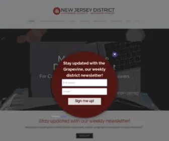 Njdistrict.org(LCMS New Jersey District) Screenshot