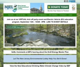 Njenvironment.org(The New Jersey Environmental Lobby of New Jersey) Screenshot