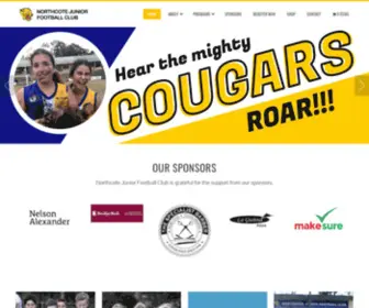 NJFC.com.au(Home of the Cougars) Screenshot