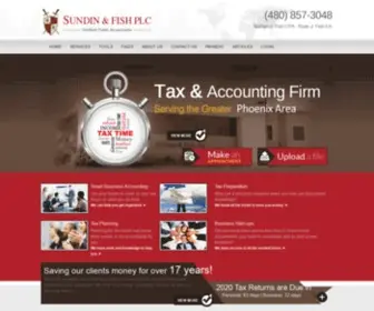 NjfishcPa.com(Tax Preparation Phoenix) Screenshot