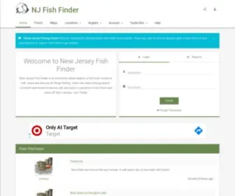 Njfishfinder.com(New Jersey Fishing Forum) Screenshot