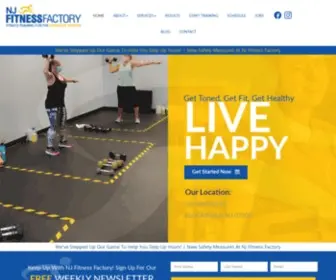 Njfitnessfactory.com(New Jersey Fitness Factory) Screenshot