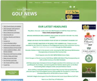 Njgolfnews.com(NJ Golf News) Screenshot