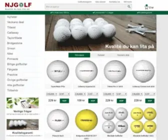 Njgolf.se(Golfbollar Online) Screenshot