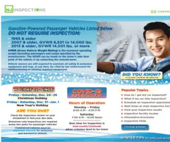 Njinspections.com(New Jersey Motor Vehicle Inspection) Screenshot