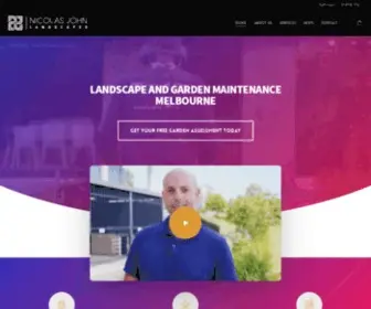 Njlandscapes.com.au(Landscape Design & Gardeners Melbourne) Screenshot