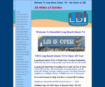 NJlbi.com(Long Beach Island) Screenshot