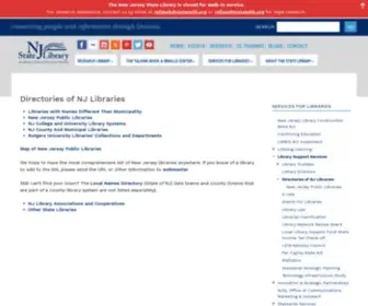 Njlibraries.org(Directories of NJ Libraries) Screenshot
