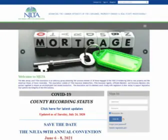 NJlta.org(NJ Title Insurance) Screenshot