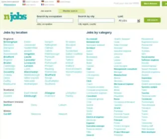 Njobs.org.uk(Jobs, Work, Vacancies) Screenshot