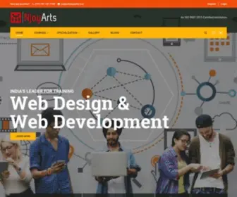 Njoyarts.com(Best Web Design Institute in Delhi) Screenshot