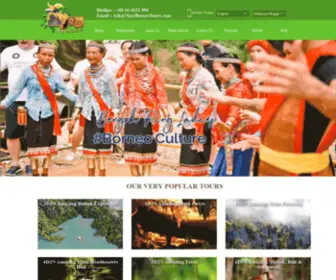 Njoyborneotours.com(Eco and nature Borneo Tours to Sabah & Sarawak for family) Screenshot