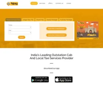 Njoycabs.com(Taxi Cabs Service In Vadodara) Screenshot