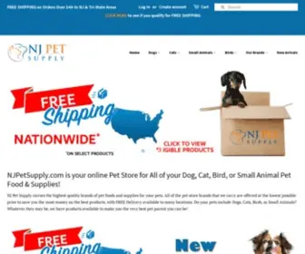 Njpetsupply.com(NJ Pet Supply) Screenshot