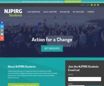 Njpirgstudents.org(NJPIRG Students) Screenshot