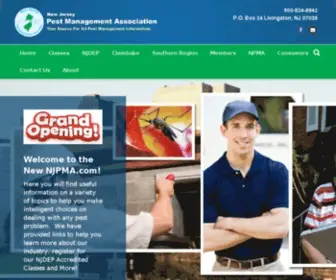 NJpma.com(New Jersey Pest Management Association) Screenshot