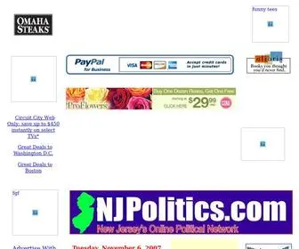 Njpolitics.com(All politics at) Screenshot