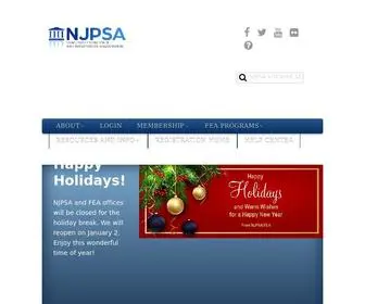 NJpsa.org(NJPSA and FEA) Screenshot
