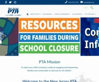 NJpta.org(New Jersey PTA) Screenshot