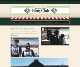 Njregionponyclub.org(New Jersey Region Pony Club) Screenshot