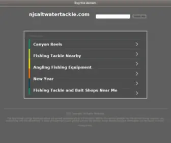 Njsaltwatertackle.com(Njsaltwatertackle) Screenshot