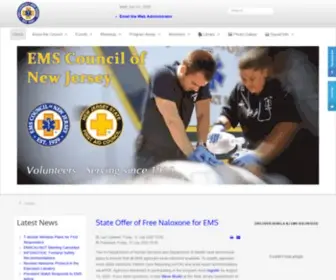 NJsfac.org(EMS Council of New Jersey) Screenshot