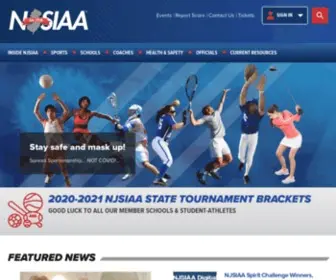 Njsiaa.org(The New Jersey State Interscholastic Athletic Association) Screenshot
