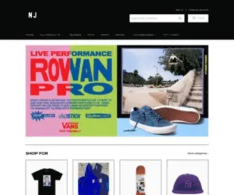 NJskateshop.com(NJ Skateshop Home) Screenshot