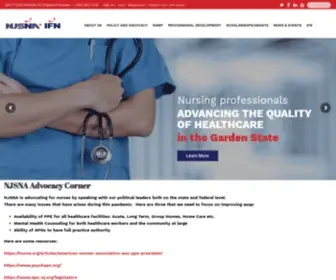 NJsna.org(The New Jersey State Nurses Association) Screenshot