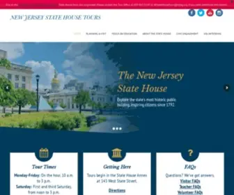 NJstatehousetours.org(New Jersey State House Tours) Screenshot