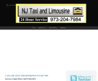 Njtaxillc.com(NJ Taxi and Limousine) Screenshot