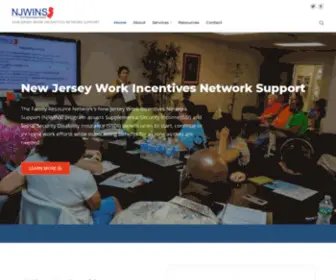 Njwins.org(New Jersey Work Incentives Network Support) Screenshot